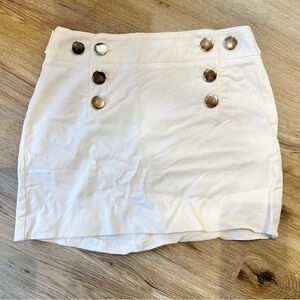 Express Design Studio White Sailor Skirt